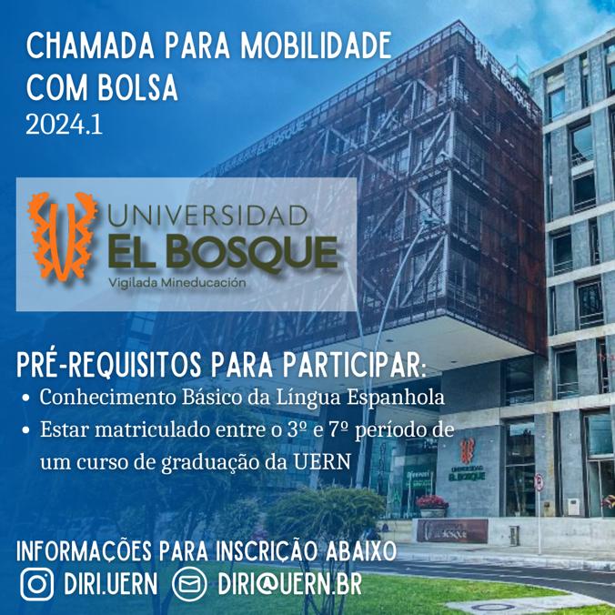 universidade-de-el-bosque,-na-colombia,-oferece-bolsa-de-estudo-a-alunos-de-graduacao-da-uern