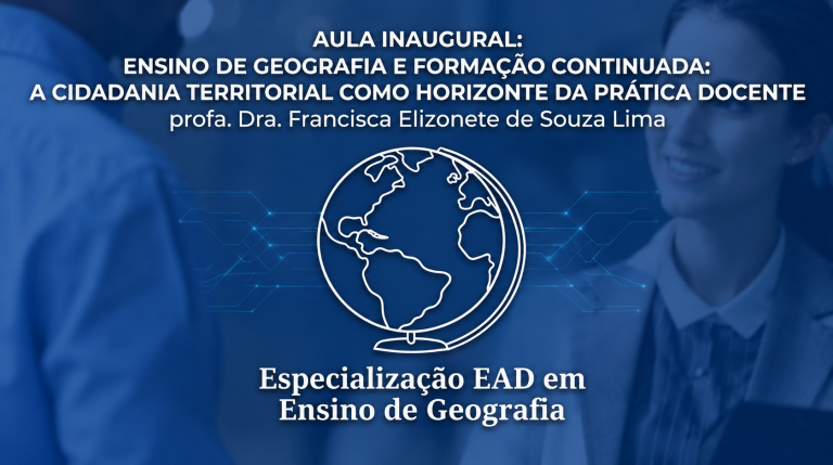 Aula inaugural de geografia e cidadania territorial